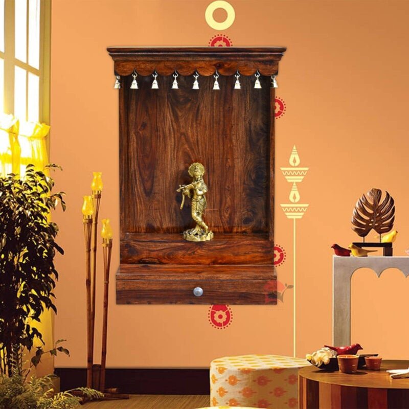 Wall Mounted Mandir for home